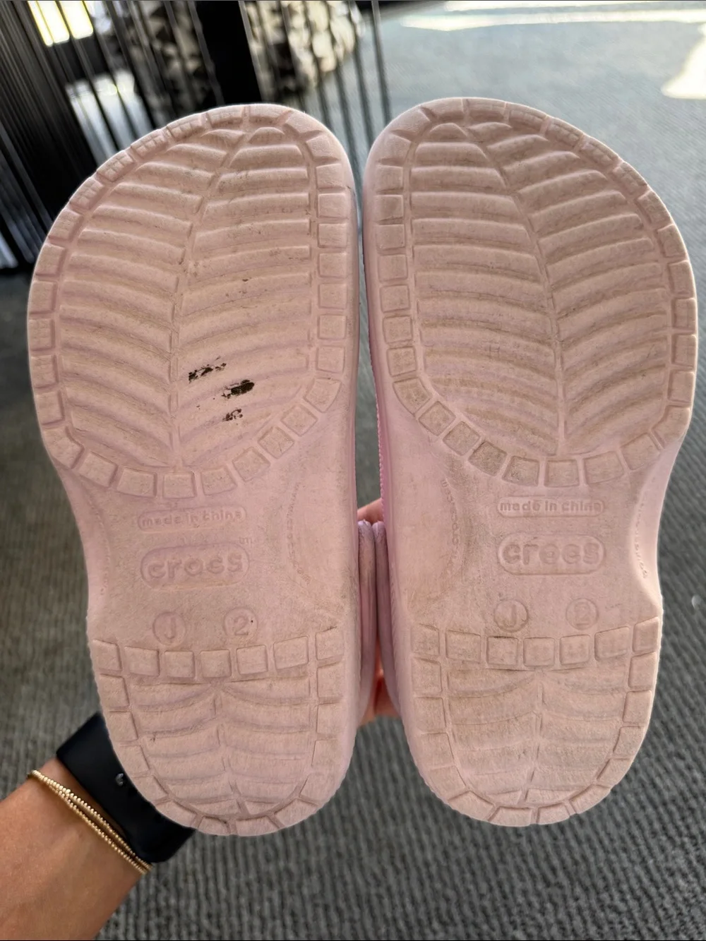 CROCS Kids Light Pink Classic Clog